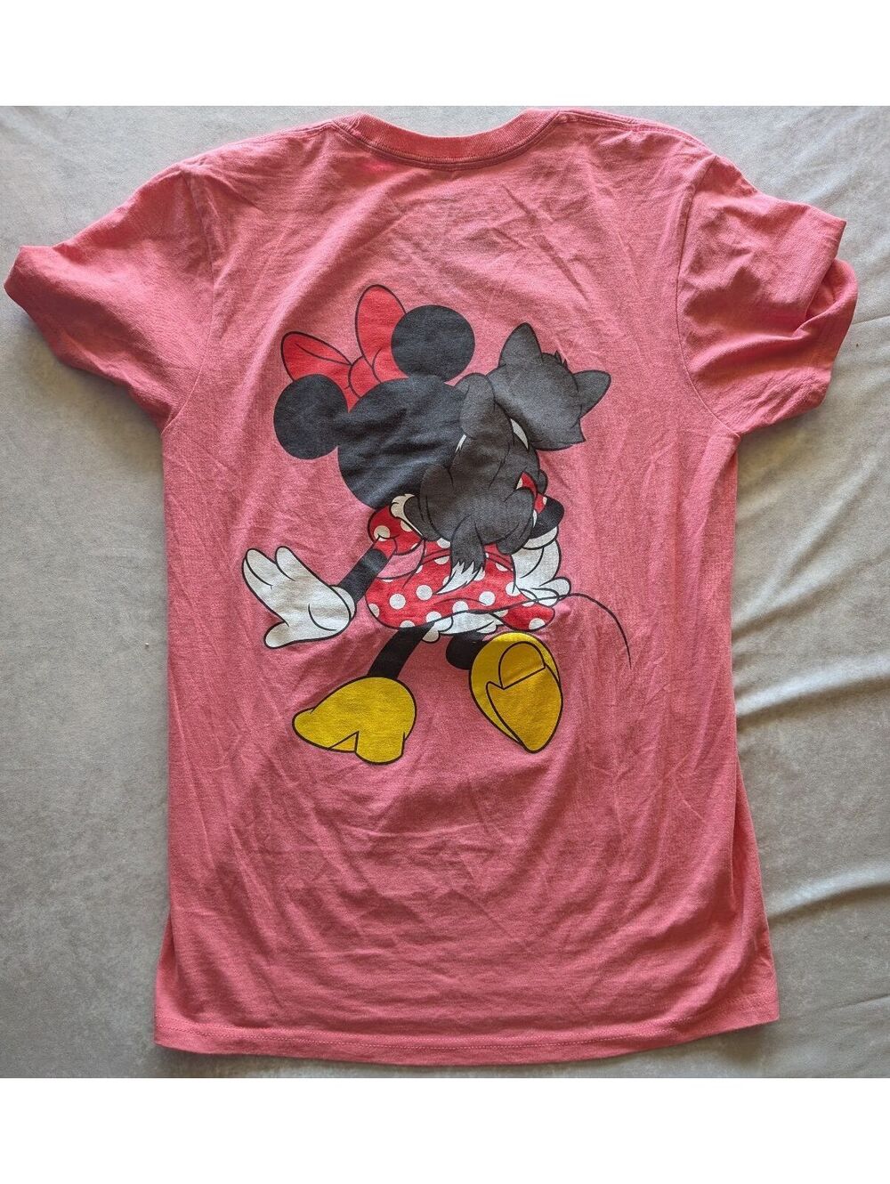 Minnie mouse pink Graphic front & back Tee Shirt - Picture 2 of 3